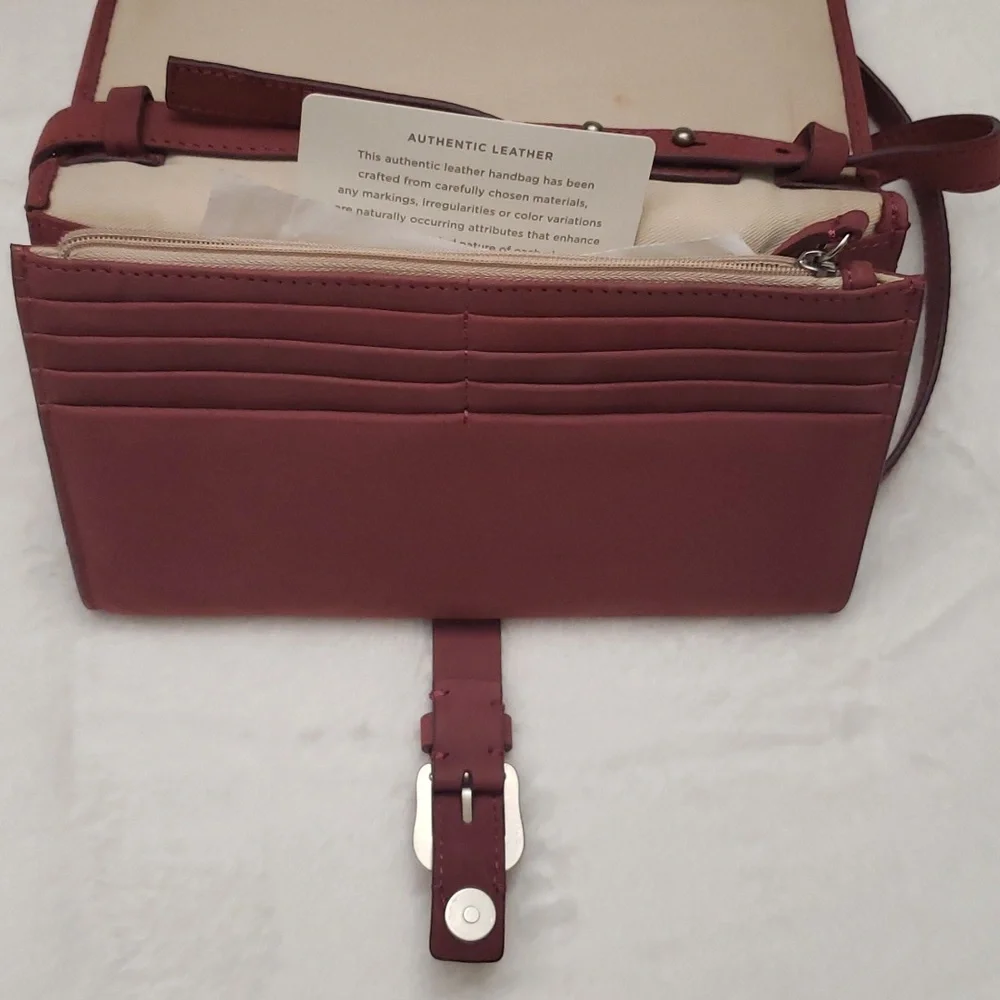 Luck Brand Women's‎ LYSA Convertible crossbody Deco Rose bag.